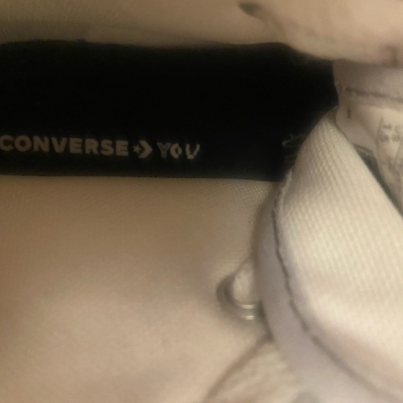 Converse Customizable Chuck Taylor All Star by You! Girls Size 1.5 EUC - Picture 9 of 10